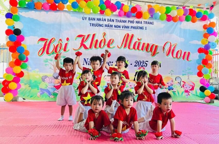  Hội khỏe măng non cấp trường: Sân chơi bổ ích cho trẻ mầm non
